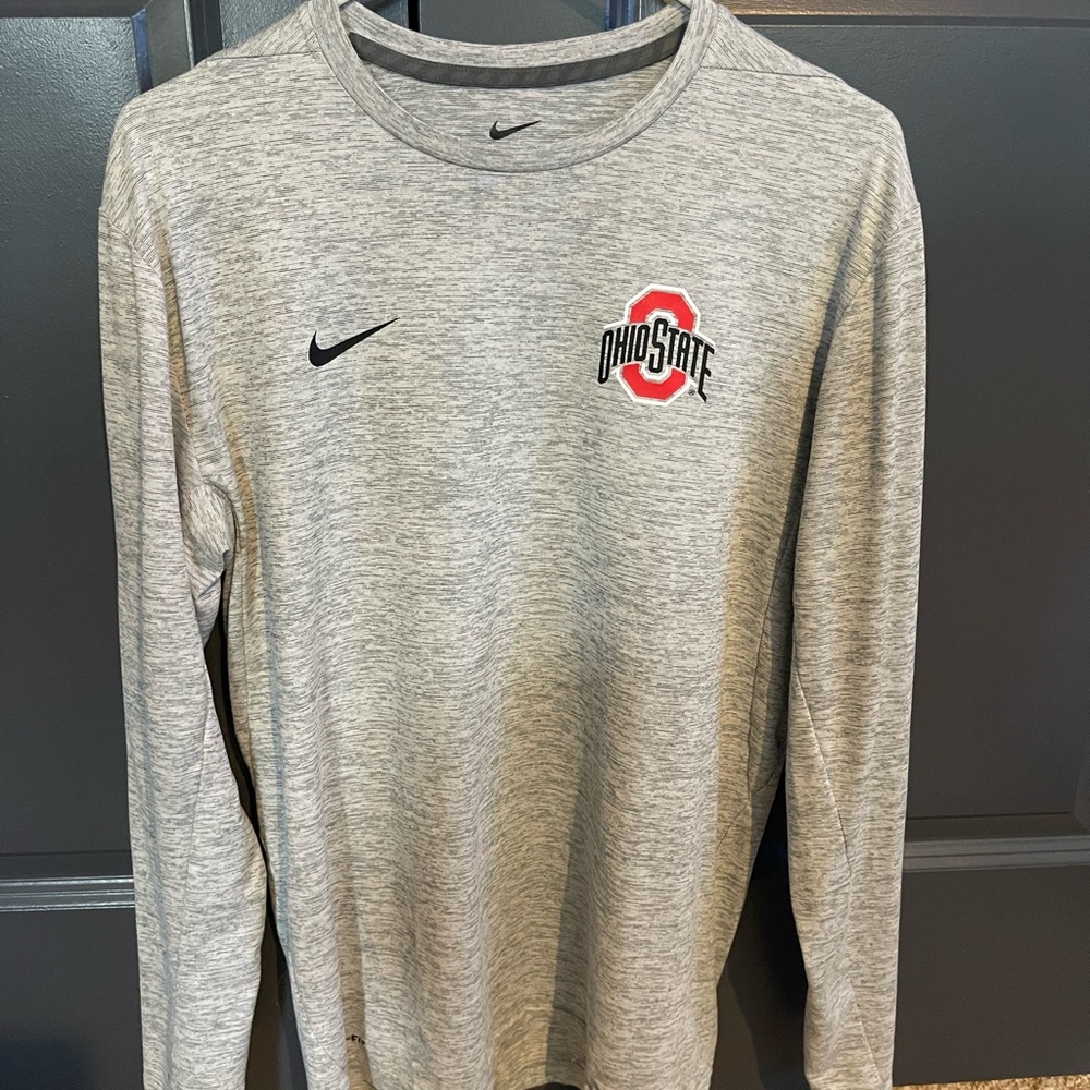 Large Nike Dri-fit long sleeve tee. Ohio State.